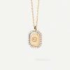 S925 Sterling Silver Twelve Constellation White Zircon Ladies' Pendant Necklace