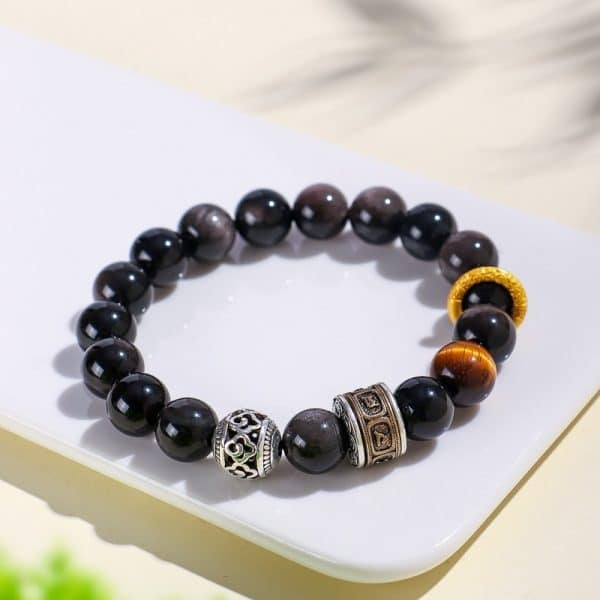 Black Handmade Stone Handmade Bracelet