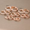 European And American Diamond Circle Ear Studs Personality Fashion