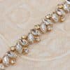 Rhinestone Applique Wedding Dress Waist Jewelry