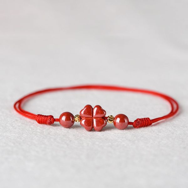 Fashion Personality Natural Cinnabar Anklet Bracelet