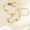 Flower Eight Pointed Stars Bracelet