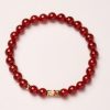 Tigereye Small Fish Pendant Handmade Beaded Bracelet