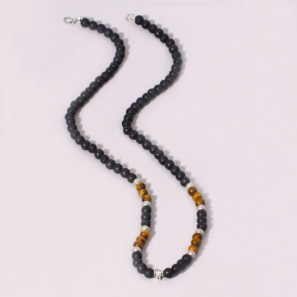 Volcanic Stone Necklace Sweater Punk Jewelry Fashion