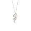 White Gold Color Rose Gold Necklace