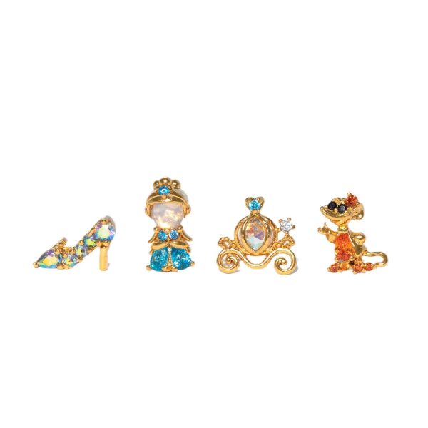 d31e0755-30b1-44d3-8ffa-94c941005e4a.jpg Women's Niche Zircon Earrings Four-piece Set