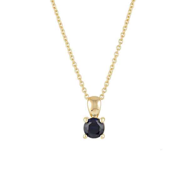 Fashion Birthday Stone Diamond Necklace
