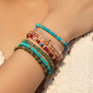 Women's All-match Crystal Beaded Design Bracelet