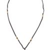 Natural Crystal Black Tourmaline Rough Stone Pendant