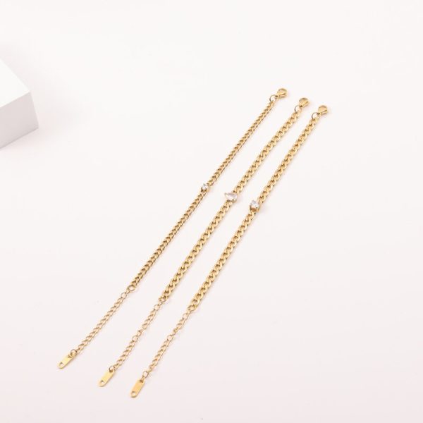 Titanium Steel Plated 18K Gold Women's Bracelet