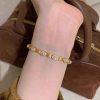 Hand-brushed Big Diamond High Carbon Diamond Bracelet