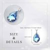 Moonstone Blue HAILANG Pendant Women's Necklace