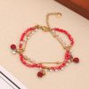 Titanium Steel Beaded Multi-layer Crystal Bracelet String