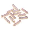Natural Semi-precious Stone Rectangle Pendant Jewelry Accessories