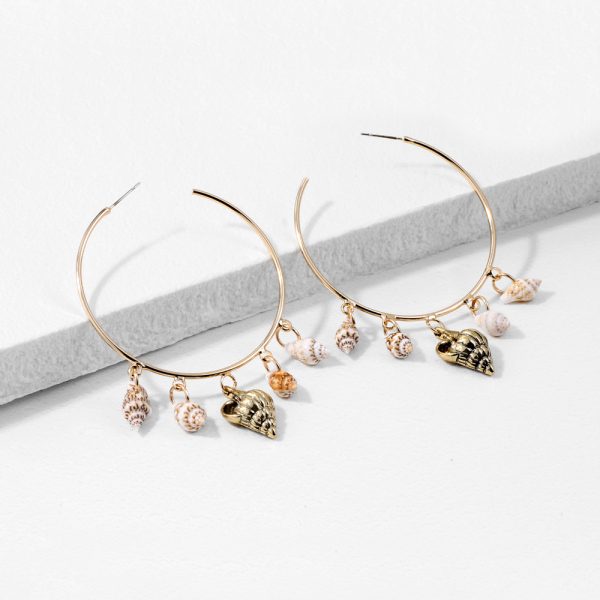 European And American Hot Style Big Circle Earrings Simple Fashion
