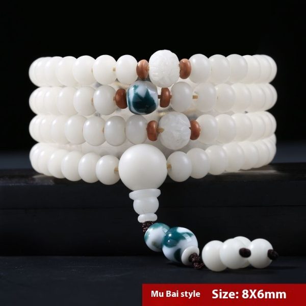 108 Bodhi Root Beads Crafts Vintage Bodhi Seed Accessories Bracelet