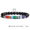 Natural Stone Seven Chakra Bracelet