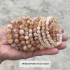 Natural Snowflake Yellow Tower Crystal Honey Milk-in-water Bracelet