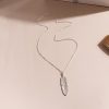 Retro Feather Tassel Necklace For Women