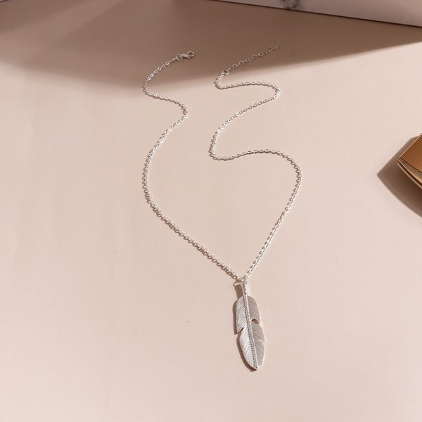Retro Feather Tassel Necklace For Women