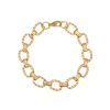 European And American Metallic Hip Hop Punk Stainless Steel Bracelet Twist Bracelet