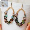 Manmiao Earrings Handmade Tassel Women's Long Personalized Fashion Exquisite Ornaments