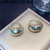 Niche Design Metal Circle Ear Clip Women