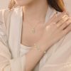Orchid Necklace Girl With Safe Buckle