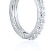 Women And Men Silver Earrings Hoops