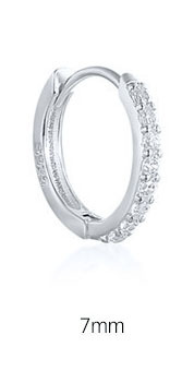 Women And Men Silver Earrings Hoops