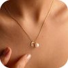 d592dfce-4902-41fa-8d8c-b75f3982d321.jpg Stainless Steel 26 Letter Double Pendant Necklace