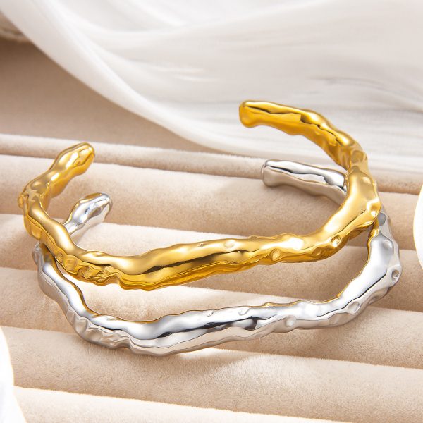 Irregular C-type Open-ended Bracelet Korean Ins Style
