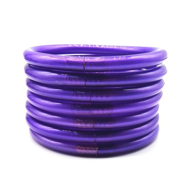 PVC Silica Gel Tube Gold Powder Bracelet