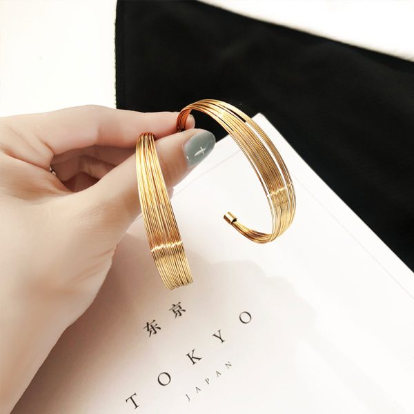 Exaggerated Circle Earrings Female Korean Temperament Simple