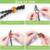 Irregular Natural Stone Yoga Stone Bracelet Suit DIY