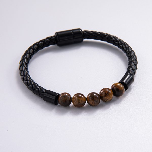 Fashion Personality Men's Stone Beaded Bracelet