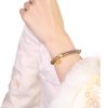 Sandalwood Smoke Purple Agate Double Bracelet