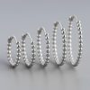 More Sizes Circle Polka Dot S925 Sterling Silver Ear Clip
