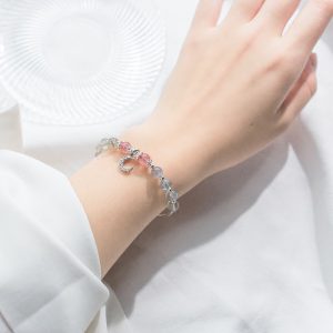 Natural Moonstone Single Circle Handmade Bracelet