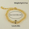 Copper Bracelet With Zircon Arabic Style Exquisite Daily Ornament Jewelry Accessories