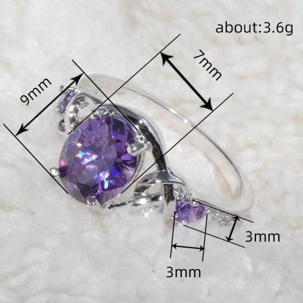 Women's European And American Oval Winding Ring