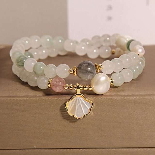 Tianshan Emerald Green Crystal Bracelet Artistic