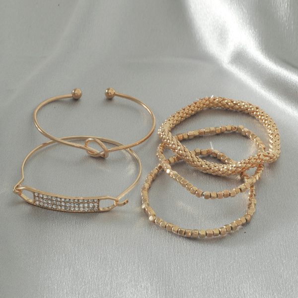 Geometric Hollow Bracelet Ins Style Creative Set Jewelry
