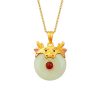 d7252eee-d239-4c30-8adb-edb46504594e_trans.jpeg Hetian Jade Peace Buckle Cute Snake 925 Sterling Silver Zodiac Necklace