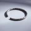 Vintage Distressed Cylindrical Simple Opening Bracelet