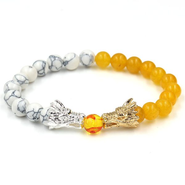 Jewelry Fashion Simple Volcanic Stone White Turquoise