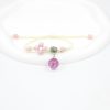 Glass Dried Flower Bracelet Real Flower Lace Flower