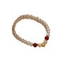 Natural Freshwater Pearl Bracelet Fu Character Light Luxury Beaded High Sense