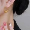 Niche Wheat Earring Design Tidal Circle