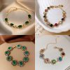 Zircon Micro Inlaid Bracelet Light Luxury Retro Temperament